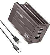 67W USB C Charger Block, 3-Port GaN PPS Fast Compact 67W Wall Charger with Foldable Plug for MacB...