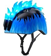 Toddler Bike Helmet with LED Lights, Kids Helmet for Boys 3-8 Years, Adjustable Kids Bike Helmets...