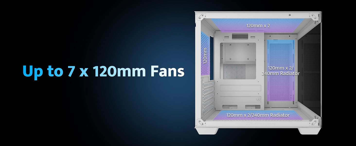 DF-C275P-IWTR3WT up to 7 fans