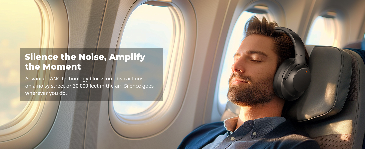 Advanced ANC technology blocks out distractions