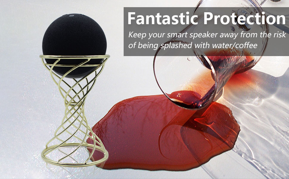 Carbon Steel Smart Speaker Table Stand