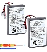 Tectra PS4 Controller Battery, 2-Pack LIP1522 Battery for Sony PlayStation 4 PS4 Slim Pro Dualsho...