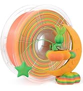 IEMAI Rainbow PLA+ Filament 1.75mm, Rapid High Speed 3D Printer Filament for 30-600mm/s, Hyperfas...