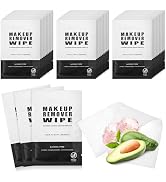 Gisdo 100 Makeup Remover Wipes Bulk Individually Wrapped Makeup Wipes Single Makeup Remover Cloth...