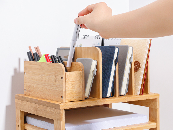 Bamboo Desk Organizer