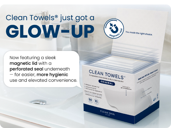Clean Towels just got a glow-up - Magnetic Seal