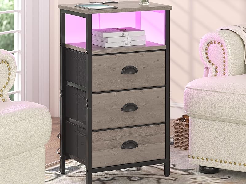 LED Nightstand for living room