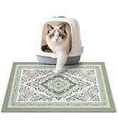 Unicorn Catcher Cat Litter Mat 24" x 15" Non-Slip Litter Box Mat Washable Litter Catcher Mat for ...
