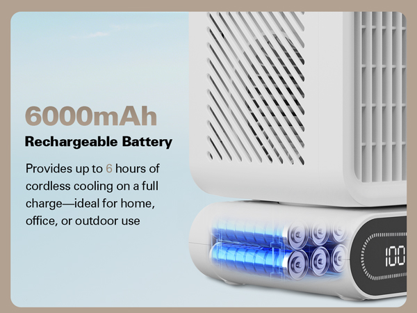 6000mAh Rechargeable Battery 