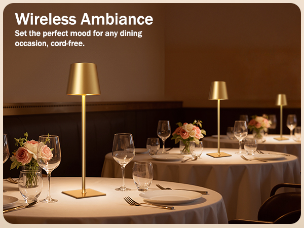 cordless table lamps rechargeable