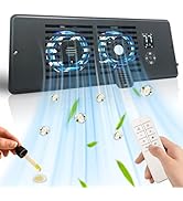 Smart Register Booster Fan for 4" x 12" Vents, 10-Speed AC Heating Cooling Vent Fan with 2 Scent ...
