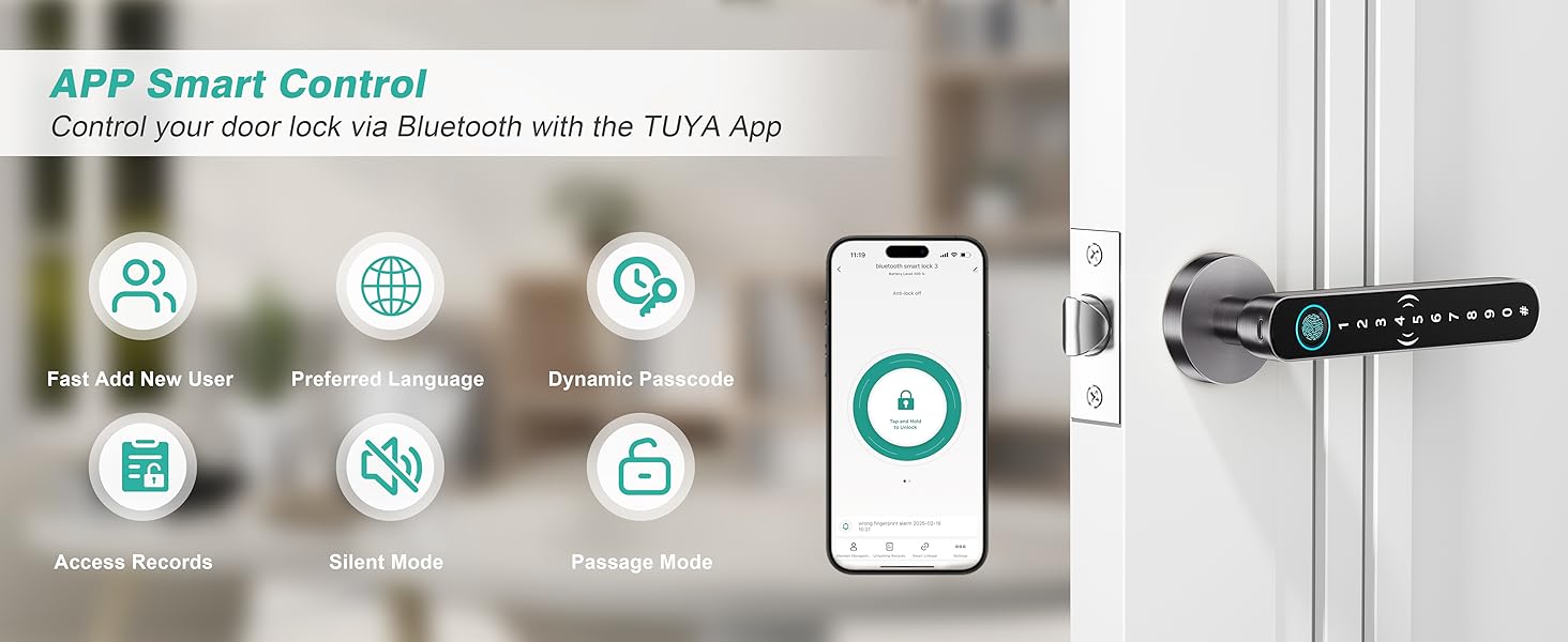 biometric door lock deadbolt
