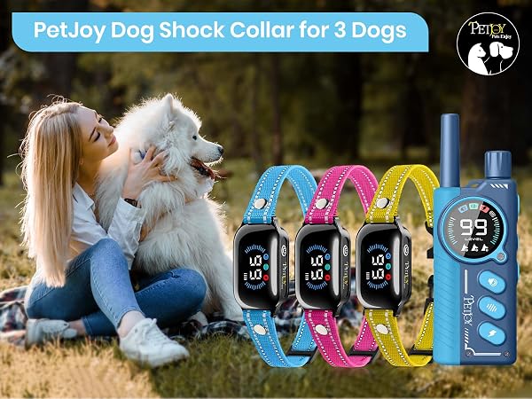 PetJoy 3 Dog Training Collars