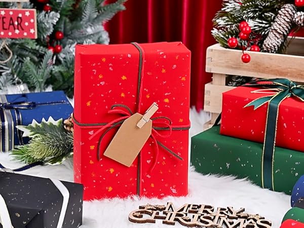 gift wrapping paper