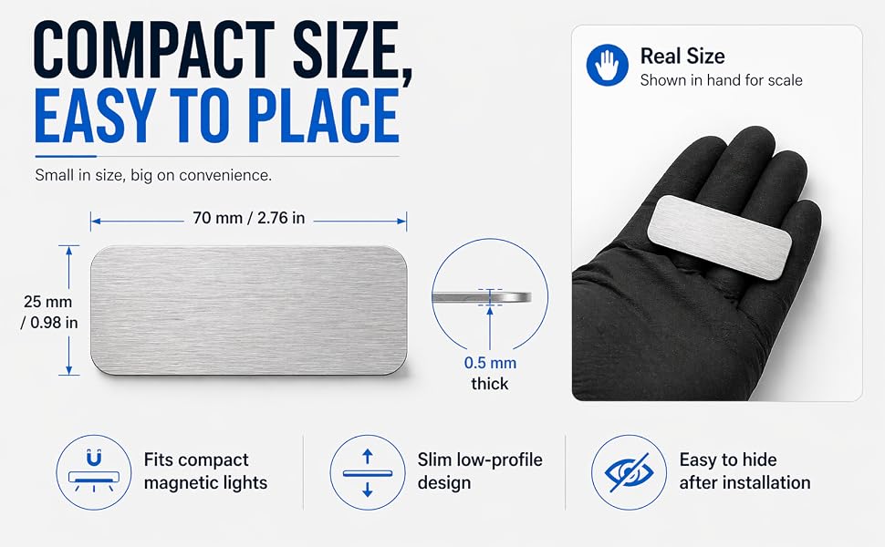 COMPACT SIZE &amp;amp; EASY TO PLACE