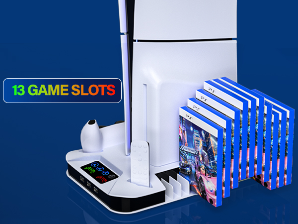 playstation 5 slim cooling station and controller charging station