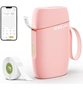 Rongta Label Maker Machine with Tape, Bluetooth Label Printer, Wireless Mini Label Makers with Mu...