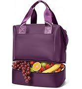 coowoz Lunch Box Insulated Women Lunch Tote Bags Work- Adult LunchBag loncheras para mujer Mens L...