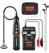 VEVOR Underground Cable Locator, 6.5Ft Max Detection Depth Wire Tracer Break Detector Finder with...