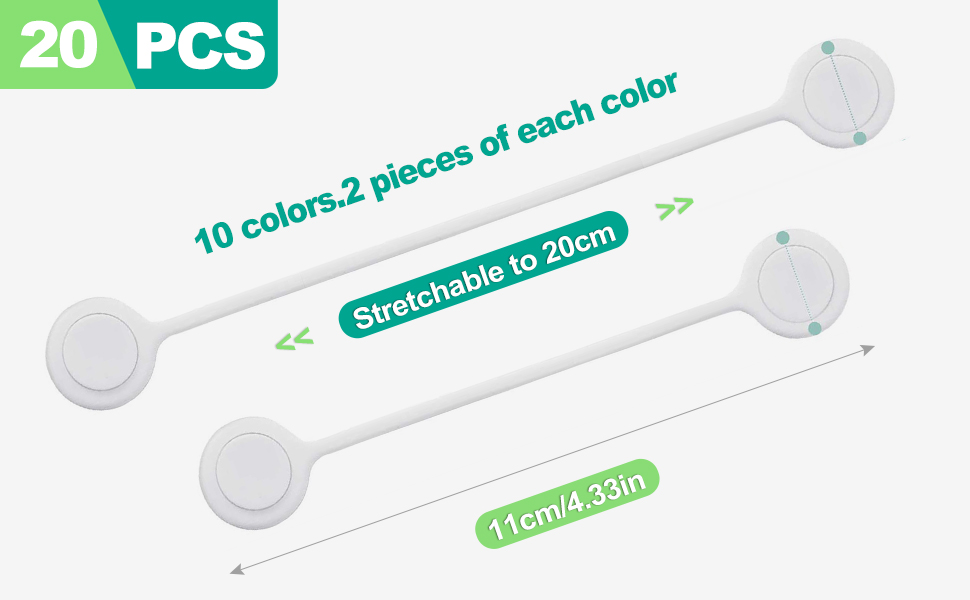 Reusable Magnetic Cord Ties