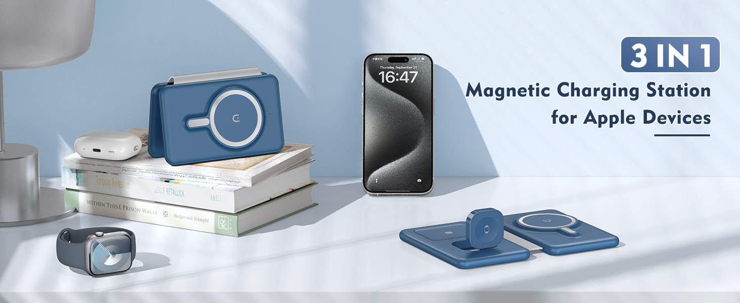 magnetic charging station