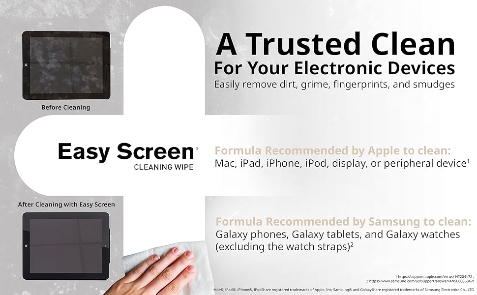 Screen Cleaning Wipes, For Your Electronic Devices