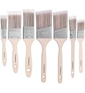 Paint Brush, 1”, 1.5”, 2”,2.5”, 7 Packs Brushes for Painting Walls, Furniture and Fence Staining,...