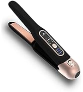 MEXITOP Cordless Small Flat Iron for Short Hair, 0.55 Inch Rechargeable Pencil Flat Iron Fast Hea...