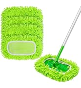 Ashsajkd Microfiber Cleaning Mop Refill Pad, Reusable Cleaning pad—Compatible with Swiffer Sweepe...