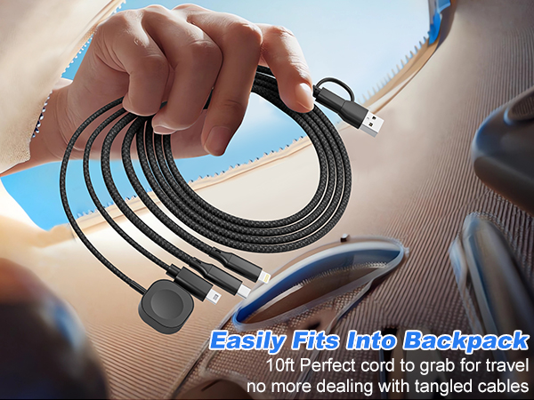 4 in 1 charging cable 100w