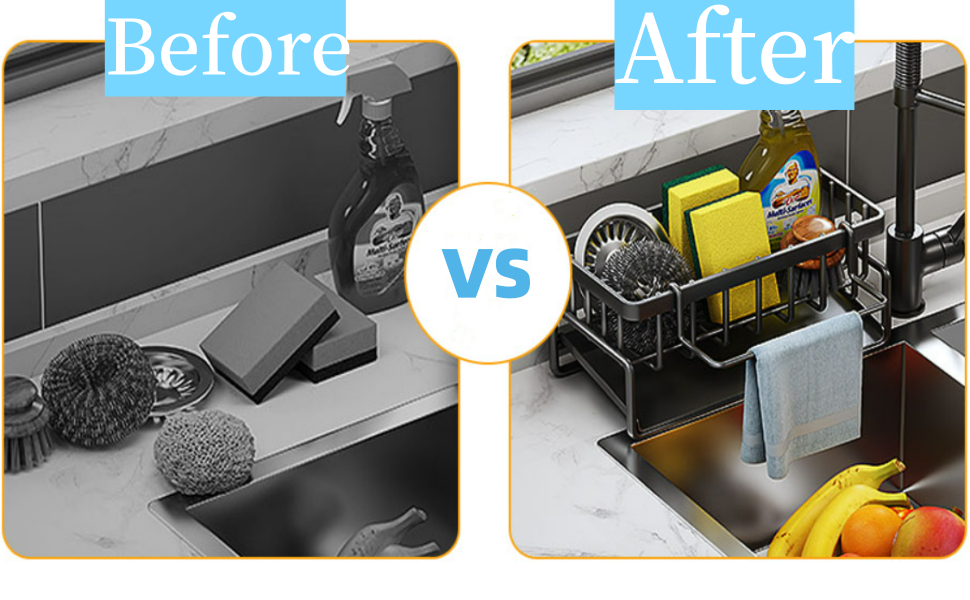 Kitchen Sink Caddy Sponge Organizer