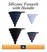 Silicone kitchen funnels