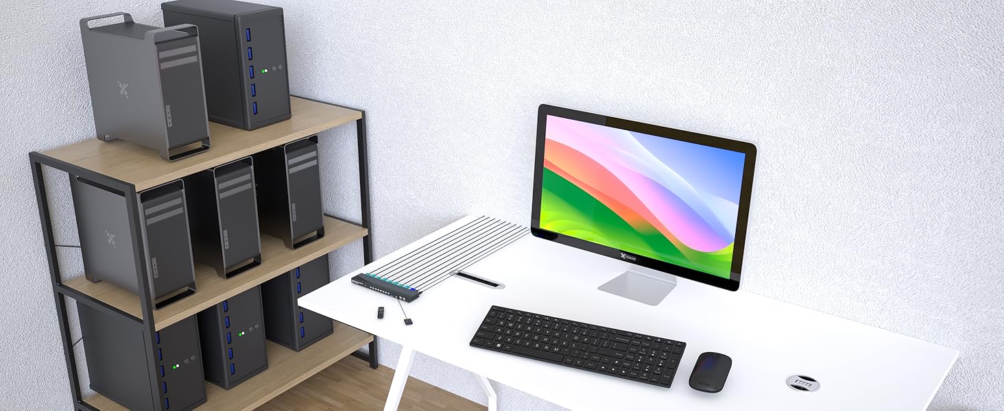 8 port kvm switch vga