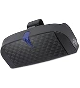 Arwrilt 1 PC Car Sun Visor Sunglasses Case, 6.7" x 3.2" Auto Sunglass Holder Glasses Storage Hard...