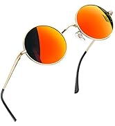 Joopin Hippie Round Sunglasses for Women Men Circle Sun Glasses UV400 Protection