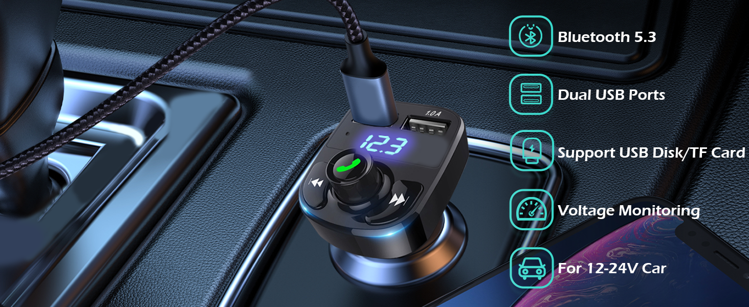 LIHAN bluetooth car adapter