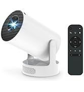 Mini Projector with WiFi and Bluetooth, Support 4K Portable Projector, Smart Android 11 HY300 PRO...