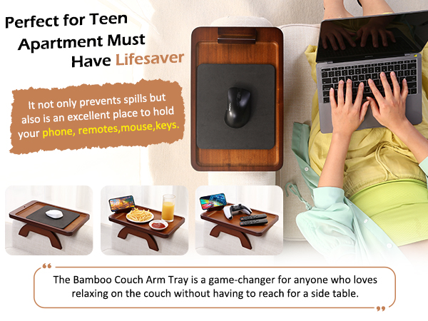couch arm tray