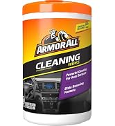 Armor All Car Cleaning Wipes - 90 Count, Safely Cleans Interior Surfaces, Removes Tough Dirt, Mat...