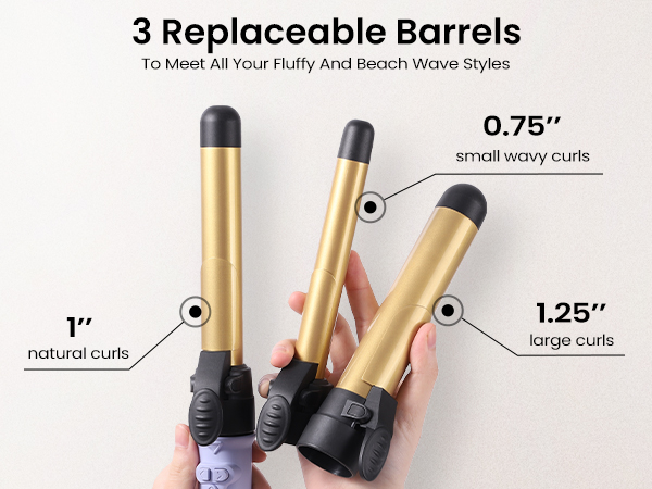 3 Replaceable Barrels