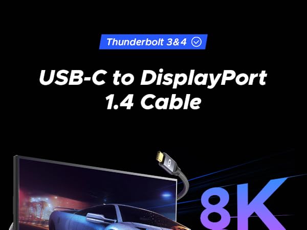 USB C to DisplayPort 1.4