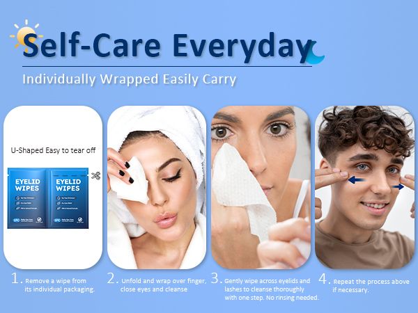 directions for eyelid wipes
