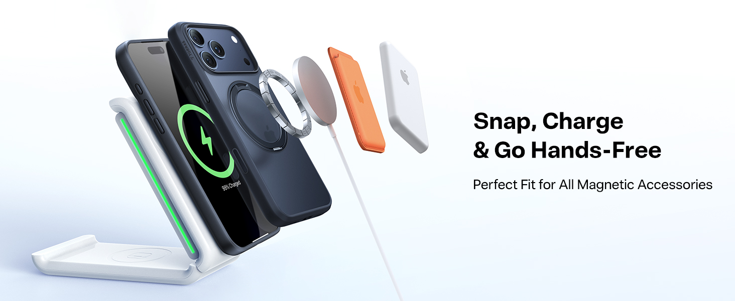 magnetic for iphone 17 procase kickstand translucent 2025