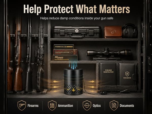 dehumidifier for gun safe