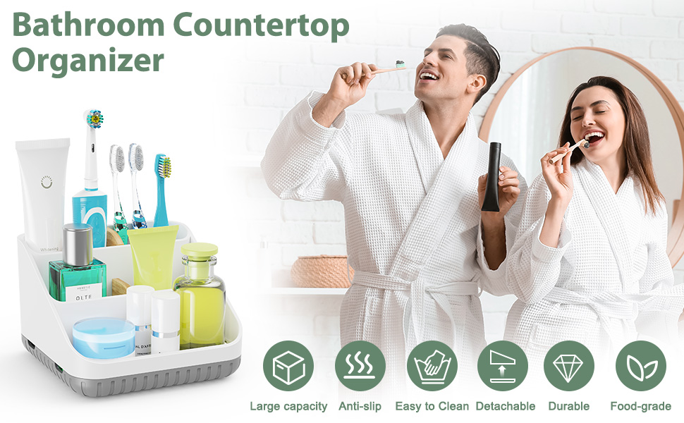 bathroom countertop organizer