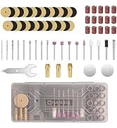 HARDELL 69pcs Rotary Tool Accessories, Power Rotary Tool Accessories kit with 1.0/1.6/2.3mm Diame...