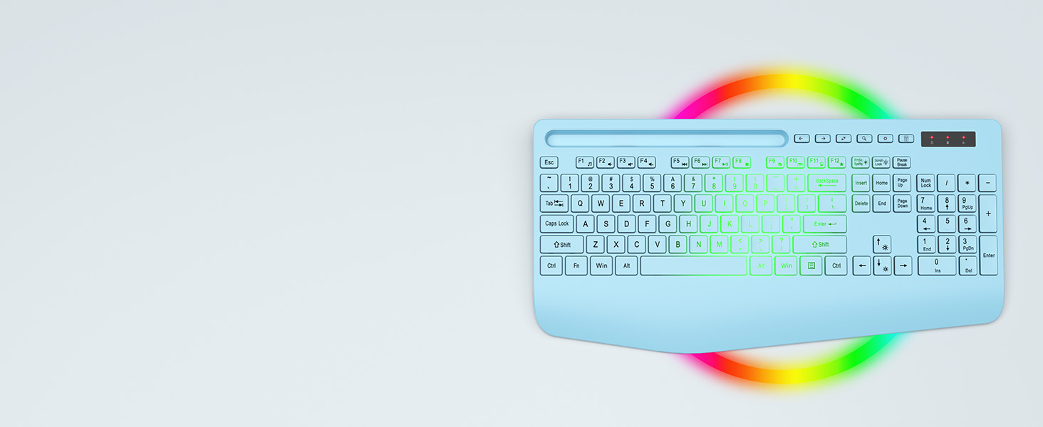 light up keyboard and mouse combo