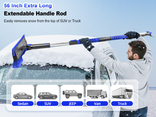 snow brush ice scraper snow broom