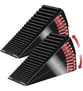 Heavy Duty Door Stopper Black 2 Pc