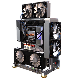 Installing dual water cooling